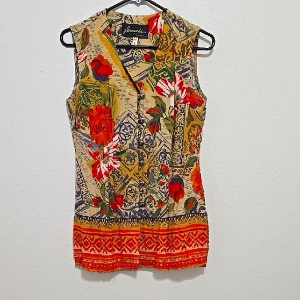 Farouche By Lori Weidner Y2k Tunic Vest Size‎ 6